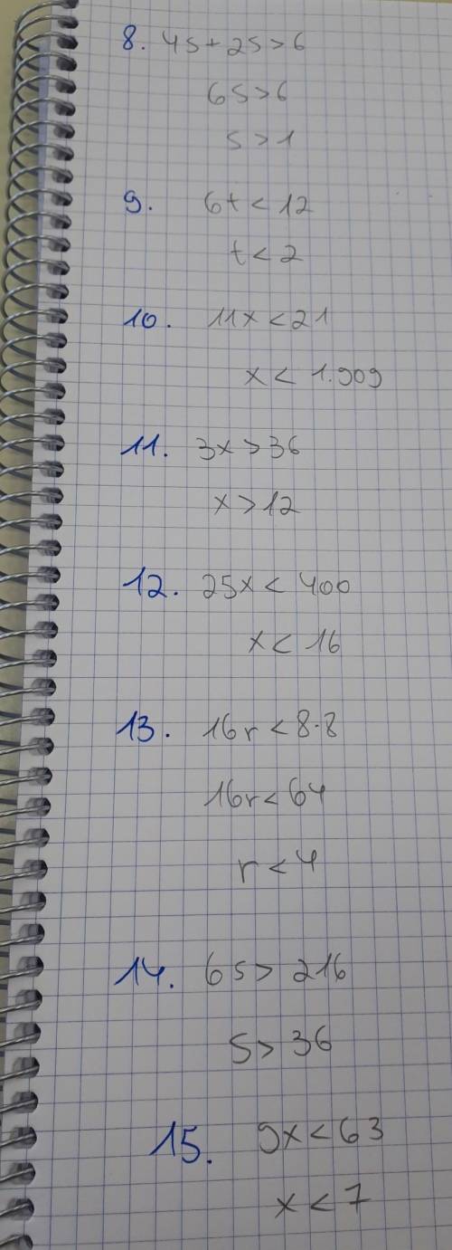 Lesson review directions:  solve the following inequalities. be sure to follow the rules for operati