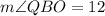 m\angle QBO=12