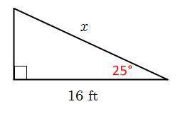 Carlos plans to build a grain bin with a radius of 15 ft. the recommended slant of the roof is 25 de