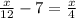 \frac{x}{12}-7=\frac{x}{4}