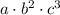 a\cdot b^2 \cdot c^3