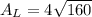 A_L=4\sqrt{160}