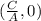 (\frac{C}{A},0)