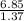 \frac{6.85}{1.37}