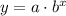 y=a\cdot b^x