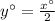 y^{\circ}=\frac{x^{\circ}}{2}