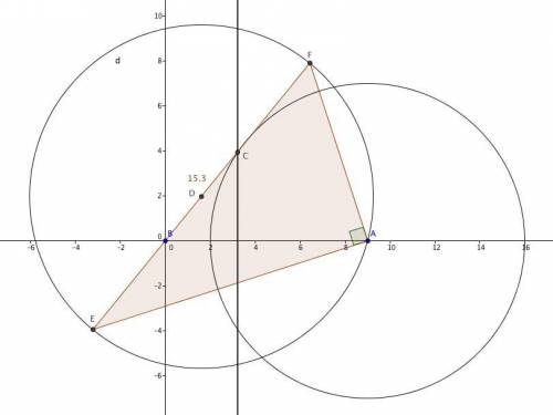 In a right triangle, the lengths of the segments connecting points of trisection of the hypotenuse t