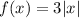 f(x)=3|x|