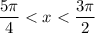 \dfrac{5\pi}4