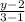 \frac{y-2}{3-1}