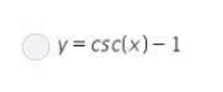 Which function has the graph shown?