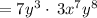 =7y^3\cdot \:3x^7y^8