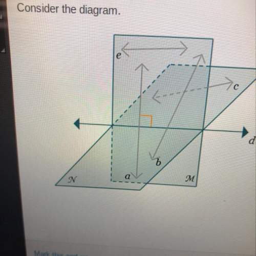 Consider the diagram. lines e and c can be described as