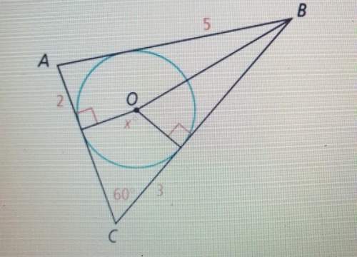 6. what is the parimeter of triangle abc8. what is the value of x