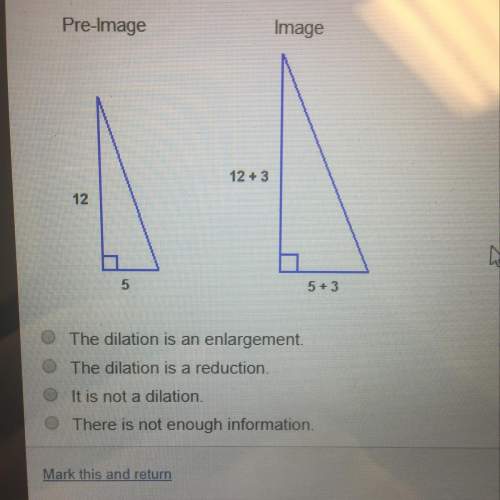 Which statement about these triangles is true?