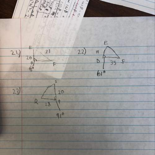 Trig solve these triangles any or all
