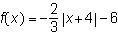 Which statement is true about "f(x)" the graph of f(x) has a vertex of (–4, 6). the graph of f(x) is