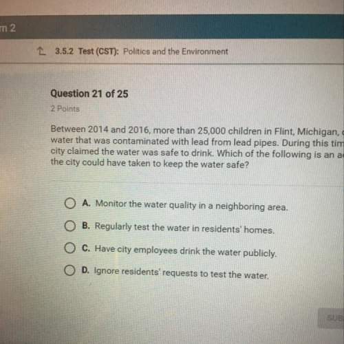 Between 2014 and 2016, more than 25,000 children in flint, michigan, drank water that was cont