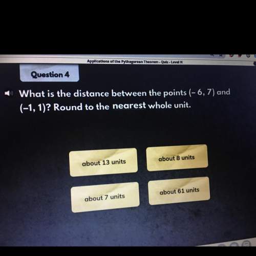 What is the distance between the points (-6, 7) and (-1, 1)? round to the nearest whole unit.