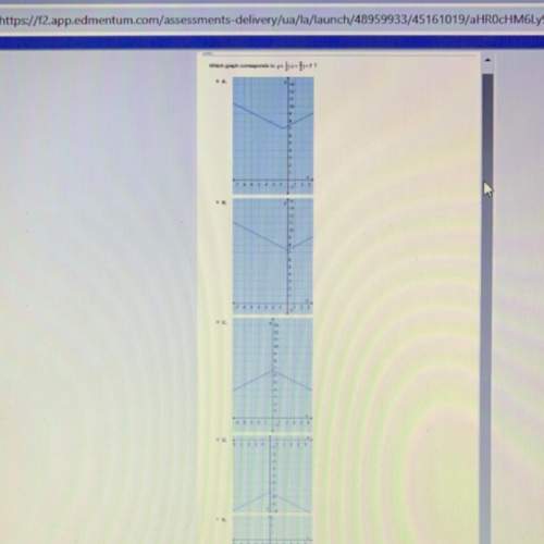 Which graph corresponds to y=1/2|x+2/3|+7