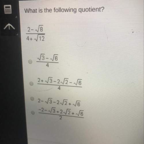 2- square root 8 over 4+ square root 12