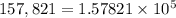 157,821=1.57821\times 10^5