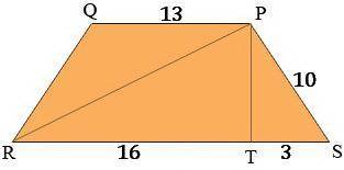 Someone -!  the lengths of the sides of an isoceles trapezoid are 10,10,13, and 19. compute the leng