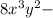 8x^3y^2 -