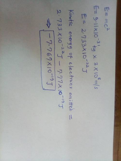 Asilicon (φ = 7.77 × 10-19 j) surface is irradiated with uv radiation with a wavelength of 235 nm. a