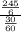 \frac{\frac{245}{6} }{\frac{30}{60} }