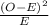 \frac{(O-E)^{2}}{E}