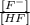 \frac{[F^{-}]}{[HF]}