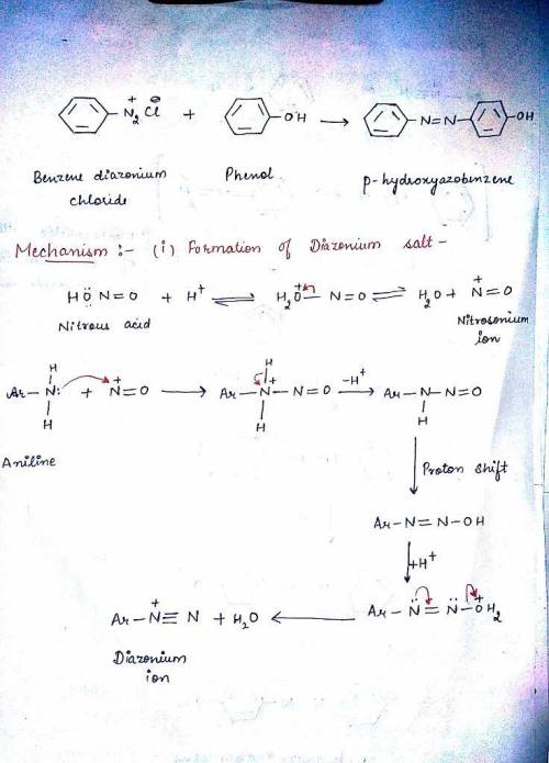 Now write a mechanism for the first step of the reaction leading to the major product. In your mecha