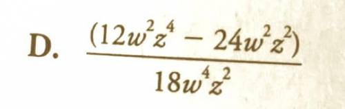 Which expression simplifies...