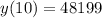 y(10) = 48199