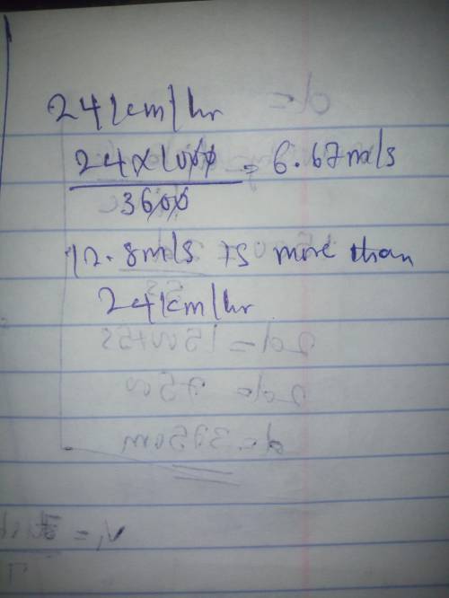 Which is greater- a speed of 24 km/hr or a speed of 12.8 m/sec