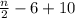 \frac{n}{2}-6+10