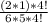 \frac{(2*1)*4!}{6*5*4!}