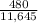 \frac{480}{11,645}