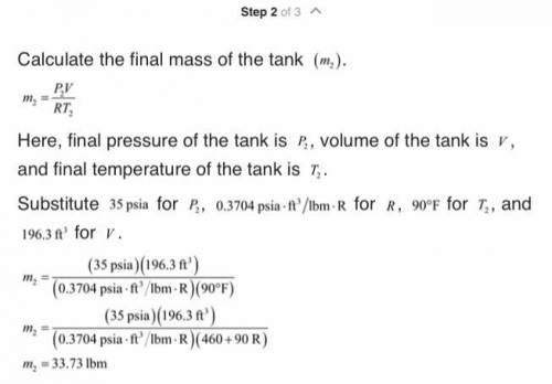 A rigid tank contains 20 lbm of air at 20 psia and 70°F. More air is added to the tank until the pre