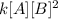 k[A][B]^2