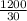 \frac{1200}{30}