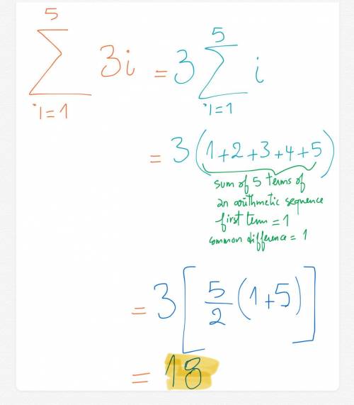 What is the sum of the series?