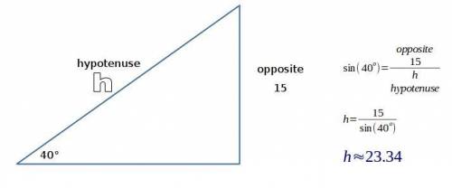 A ladder is to be placed against a building at a point 15 meters above the ground. The angle of elev