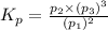 K_p=\frac{p_2\times (p_3)^3}{(p_1)^2}
