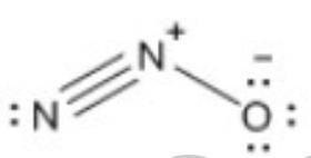 Which resonance form is likely to contribute most to the correct structure of n2o?
