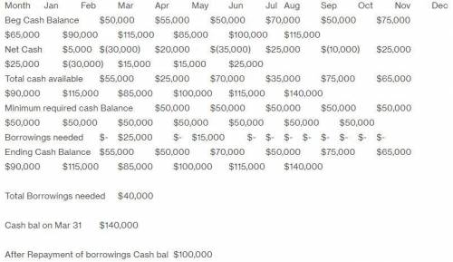 Cash is King!Good cash management is an essential job of the financial manager! You own a small auto