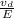 \frac{v_d}{E}