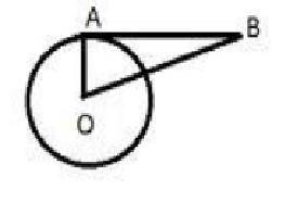AB ← → is tangent to circle O at point A. If m∠AOB = 72degrees what is m∠ABO ?
