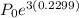 P_{0} e^{3(0.2299)}